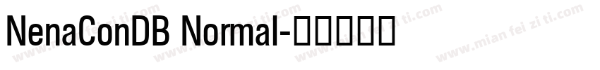 NenaConDB Normal字体转换